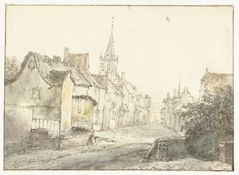 Rue dans un village ou une ville
