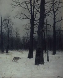 Forêt en hiver, 1885