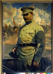 Portrait du leader bolchevique Mikhail Vassilievitch Frounze