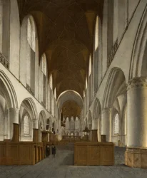 Intérieur de Saint Bavo, Haarlem, 1680