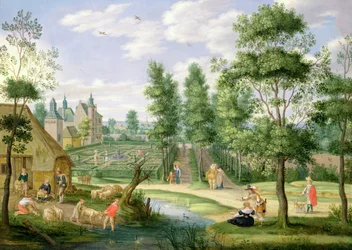 Figures dans les jardins d