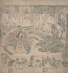 Couple de poupées Hina