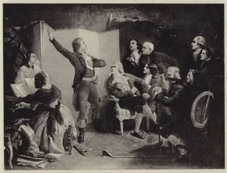 Rouget de Lisle chantant la Marseillaise