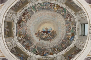 Paradis avec le Père éternel, c.1623-34 (fresque) (détail)