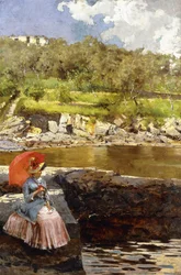 Le Parasol rouge