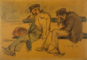 Deux pauvres hommes qui dorment