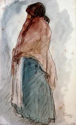 « La femme à la cruche ». 1906, Barcelone. Musée national d