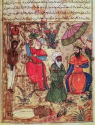 Fol.100 Le sultan faisant preuve de justice, tiré du 
