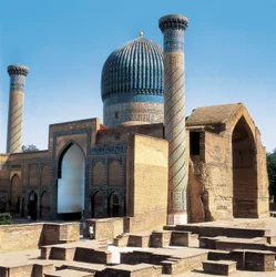 Mausolée de Gur-i-Amir et tombe de Tamerlan, Samarkand, Ouzbékistan