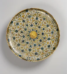 Plat à lustre mauresque