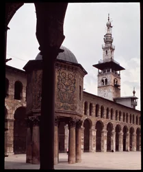 La mosquée des Omeyyades, également connue sous le nom de Grande Mosquée de Damas