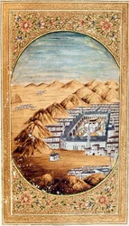 Vue de La Mecque et des plaines du mont Arafat