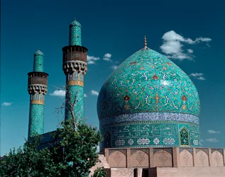 Vue de la mosquée du Shah (également connue sous le nom de mosquée de l