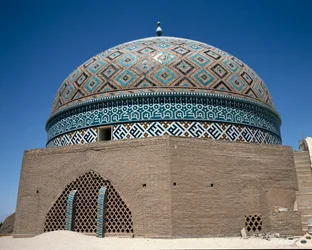 Vue de la coupole de la mosquée Jameh (Jame) de Yazd