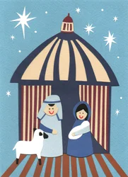Nativité, 2014 (papier découpé)