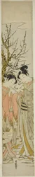 Couple allumant des pipes sous un prunier