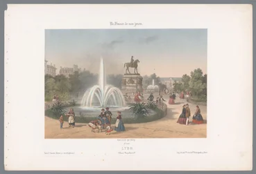 Vue sur la Place Napoléon à Lyon