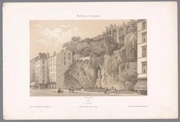 Vue de la statue de Johannes Kleberger à Lyon