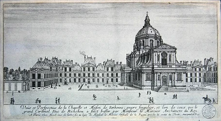 Vue de la Chapelle et de la Maison de Sorbonne