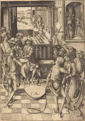 Le Christ devant Pilate, vers 1480