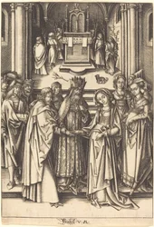 Le Mariage de la Vierge, vers 1490-1500