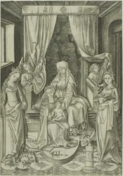 La Madone avec Sainte Anne, Sainte Catherine et Sainte Barbara