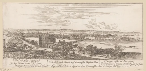 Vue de Lyon depuis la maison de Monsieur Pion