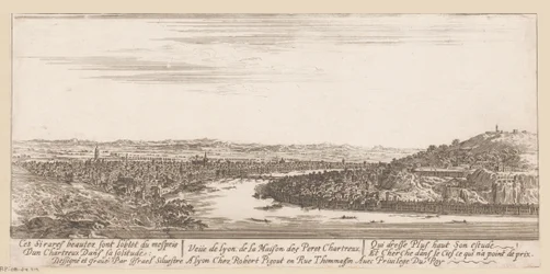 Vue de Lyon depuis le monastère chartreux