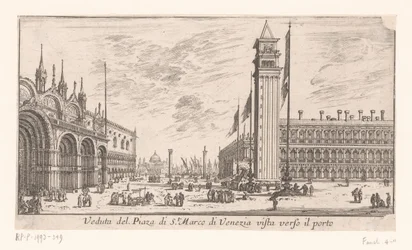 Vue de la place Saint-Marc à Venise