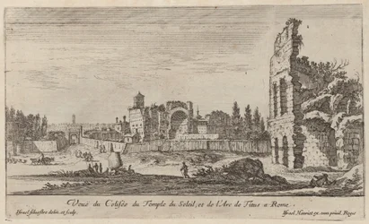 Vue du Colisée, du Temple du Soleil et de l
