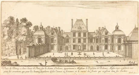 Vue de Berny à Deux Lieues de Paris sur le Chemin d