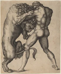 Hercule et le lion de Némée
