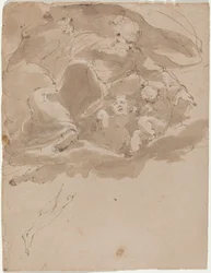 Dieu le Père avec des anges