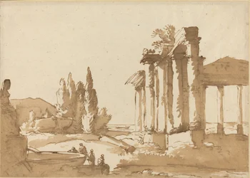 Paysage avec Ruines