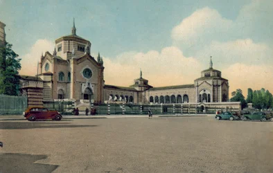 Milan / Milan : Le cimetière monumental (photo couleur)