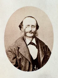 Portrait de Jacques Offenbach (1819-1880) compositeur allemand