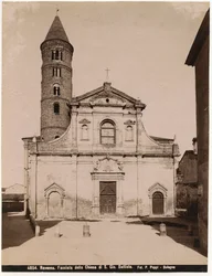 Église Saint-Jean-Baptiste, Ravenne, Émilie-Romagne, Italie, photographie de Pietro Poppi, Bologne, vers 1900