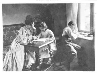 La leçon de lecture, 1905