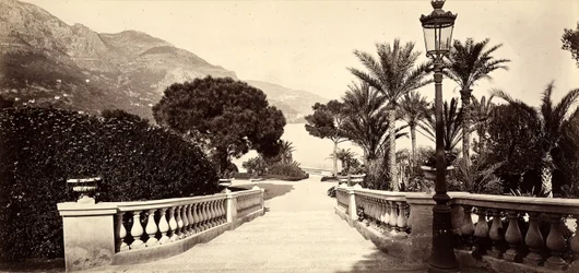 Le jardin du Casino de Montecarlo, dans la Principauté de Monaco