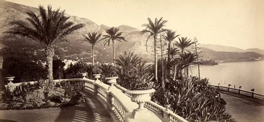 Le jardin du Casino de Montecarlo, dans la Principauté de Monaco