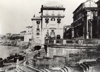 Vue du port de Ripetta