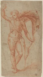 Apollon, vers 1510-1540 (craie rouge)