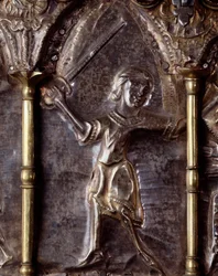 Arche de Barberousse, avec des scènes de la vie de Saint Jean-Baptiste
