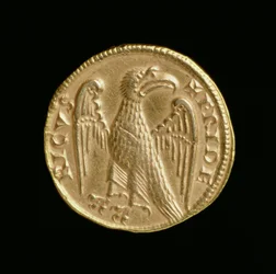 Augustalis de Frédéric II (1198-1250), Royaume de Sicile et Italie du Sud, Monnaie de Messine, 1231-50 (revers)
