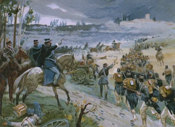 Capture de Rome par la brèche de Porta Pia le 20 septembre 1870, illustration d