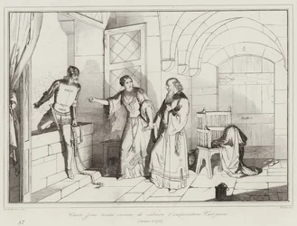 Carlo Zeno tente en vain de sauver l