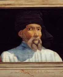 Cassone avec 5 portraits du Maître de la Renaissance florentine (détail)