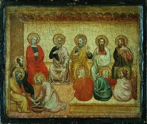 Le Christ lavant les pieds des disciples, Arezzo, c.1390