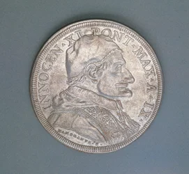 Pièce de monnaie représentant le pape Innocent XI