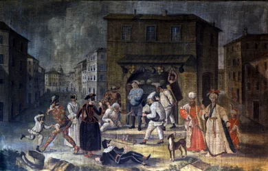 Comédiens de la Commedia dell